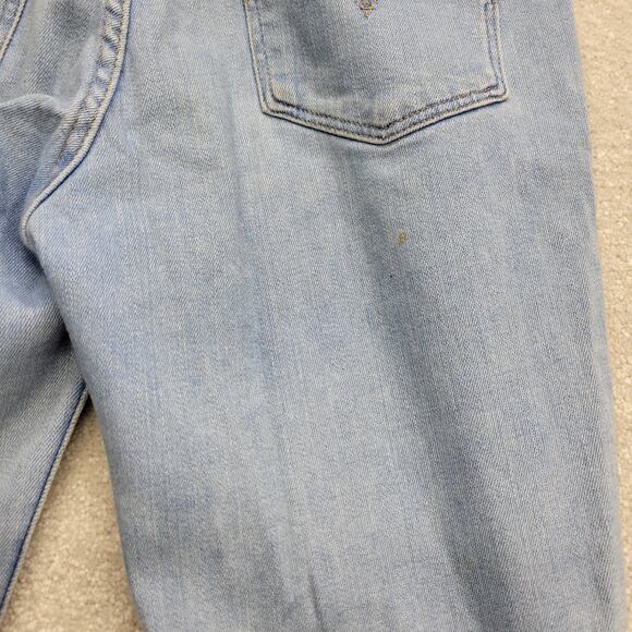 Levi’s 721 High Rise Skinny Jeans Women’s Light Blue Wash Distressed Size 27 - Picture 11 of 11